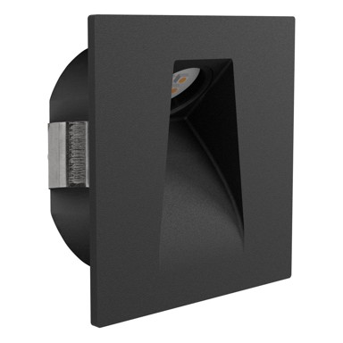 EGLO Crna LED zidna lampa MECINOS