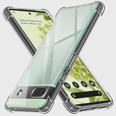 TECHSUIT Prozirna maskica otporna na udarce Shockproof Clear Silicone za Google Pixel 6a