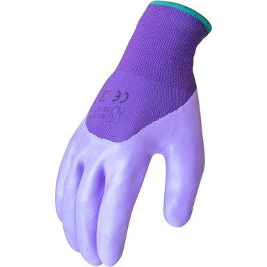 Vrtne rukavice s premazom gumenim vel.8