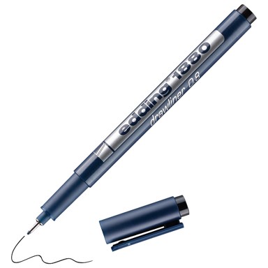 EDDING Flomaster za tehničko crtanje Drawliner 1880, 0,8 mm, crni