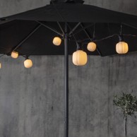 STAR TRADING Crni vanjski LED rasvjetni lanac za zabave Circus Maxi