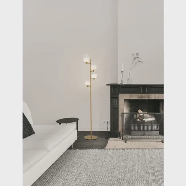 NOVA LUCE Balor stajaća lampa g9 /ip20/zlatni mesing nl9009248