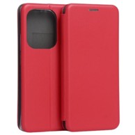 Preklopna maskica novčanik za Xiaomi Poco M6 Pro, magnetna, crvena
