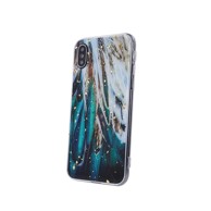 TELFORCEONE Maskica Gold Glam za Samsung Galaxy A52 4G / A52 5G / A52S 5G, Feathers