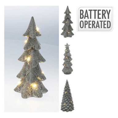 Božićno drvce, LED rasvjeta, 29 cm, zelena