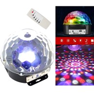 Projektor s disko kuglom KP39252, crno-prozirni