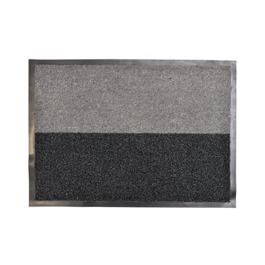 LUANCE Otirač Magic polypropylen/PVC sivo/crni 50x70cm