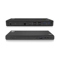 ACT Priključna stanica AC7048, USB-C, 4K, 2/3 HDMI/DisplayPort, DisplayLink