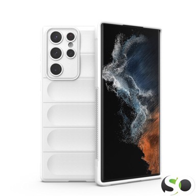 Silikonska Wave maskica za Samsung S22 Ultra Bijela