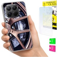 Maskica za Xiaomi 15T Pro, s foto tiskom, sa zaštitnim staklom 9H