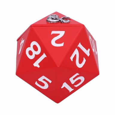 NEMESIS NOW Kutija za kocke Dungeons & Dragons D20 Dice Box, 13,5 cm