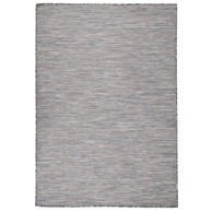 Vanjski tepih ravnog tkanja 160 x 230 cm smeđe-crni
