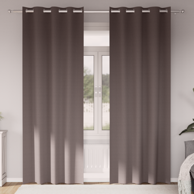 Zavjese za zamračivanje 260x140 cm 2kom, smeđe