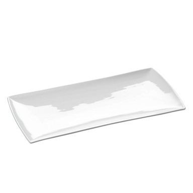MAXWELL & WILLIAMS Porculanski tanjur East Meets West, bijeli, 36,5x18 cm