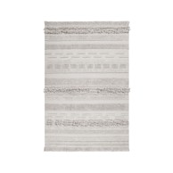 LORENA CANALS Svijetlo sivi/krem periv/ručno rađen pamučan tepih 140x200 cm Air Natural