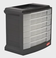 CURVER Organizator s ladicama, 6 ladica, crne boje