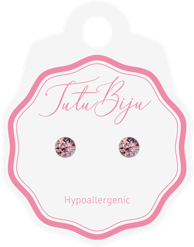 TUTU BIJU Naušnice Xirius 5.3 mm, light rose, TXI53C223