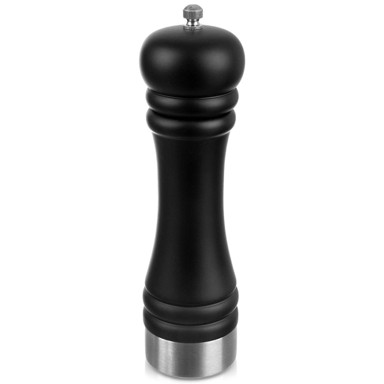 ORION Drveni mlin za papar i sol, 21,5 cm, crni