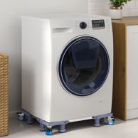 Postolje za veš mašinu s kotačima, podesiva, 350 kg