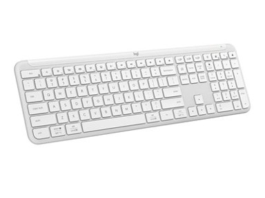 LOGITECH Tipkovnica K950 Signature Slim, bežična, Bolt Receiver USB, bijela