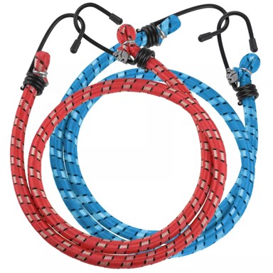 Gumeni steznik za prtljagu, promjer 8 mm, duljina 80 cm, 2 komada