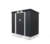 IWHOME Vrtna kućica ZEUS 2A 2,43 m² s podnicom, čelik, antracit