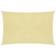 Jedro za zaštitu od sunca 160 g/m² bež 2,5 x 4 m HDPE