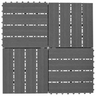 WPC pločice 30 x 30 cm 11 kom 1m2 Siva