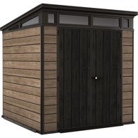 KETER Penthouse vrtna kućica, 7x7, orah-svijetli (17212803)