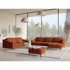 MAKAMII Narančasta baršunasti sofa 202 cm Nalu, 202x95x80 cm