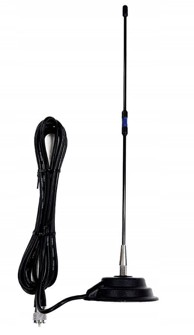 SONAR Magnetska CB antena Delta 877, 45 cm, 10 W, kabel 4 m, PL-259