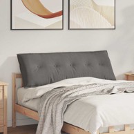 Jastuk za leđa, 140 x 50 cm, kordura tekstil, svijetlosiva