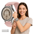 Pleteni remen za Huawei Watch GT 2/GT 3 42 mm i GT 3 Pro 43 mm, 20 mm, ružičasti