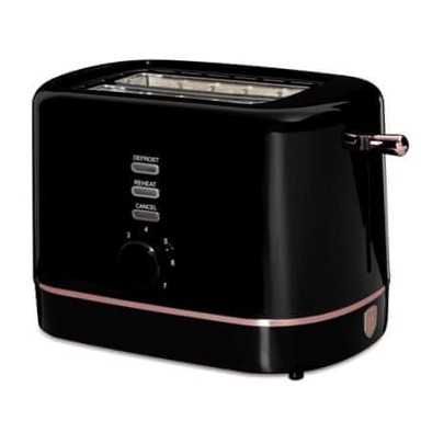 BERLINGERHAUS Toster, BH-9569, 850 W, Black Rose Collection