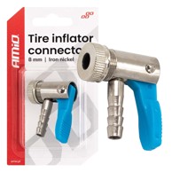 AMIO Adapter za kompresor, legura željeza, niklirani, 8 mm (AMIO-04498)