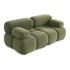 MAKAMII Svijetlo zelena baršunasti sofa 190 cm Lokua, 190x96x70,05 cm