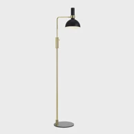MARKSLOJD Larry stajaća svjetiljka 1l black/brushed brass e27 ma106972