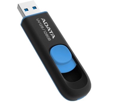 ADATA USB flash stick 128GB Dashstick UV128 USB Type-A 3.2 Gen 1 (3.1 Gen 1) crni, plavi
