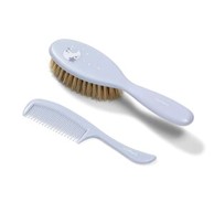BABYONO Četka i češalj za kosu s prirodnim vlaknima soft, plava  