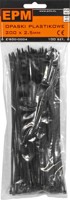 Plastična Kabelska vezica PA6.6 430x4,8 mm, crna