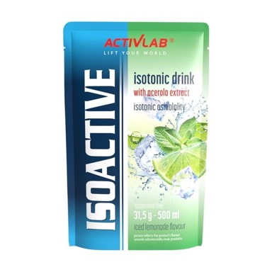 ACTIVLAB Izotonik u prahu Isoactive, ledena limunada s acerolom (31,5 g)