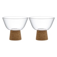 VIALLI DESIGN Bokali u setu 2 kom za sladoled 380 ml Vilagio 