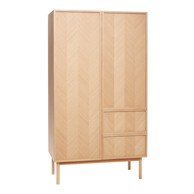 HÜBSCH Ormar od hrastovine 100x180 cm Herringbone