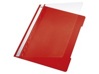 LEITZ Fascikl s euro mehanikom pvc A4, crveni