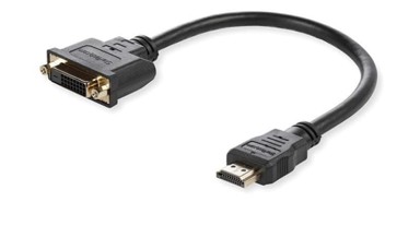 HDMI na DVI adapter, muški na ženski, duljina 15 cm