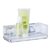 WENKO Kupaonska polica Vacuum Shelf samostojeća za kozmetiku opterećenje do 33 kg