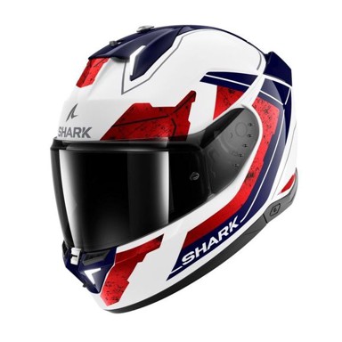 SHARK SKWAL i3 rhad kaciga, white-red-blue