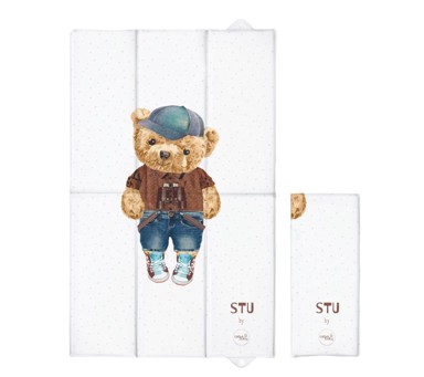 CEBA BABY Sklopiva podloga za previjanje velika, 50x80, Fluffy Puffy Stu
