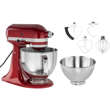 KITCHENAID Mikser s posudom 5KSM175PSECA, 300 W, crveni