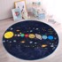 MILA HOME Tamno plavi dječji tepih ø 120 cm Comfort